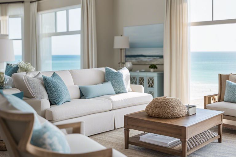 66 Stunning Coastal Living Room Ideas You'll Adore