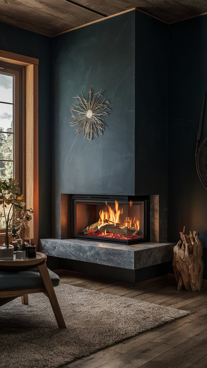 30 Corner Fireplace Ideas - Cozy Spots to Warm Your Home » ComfyTips